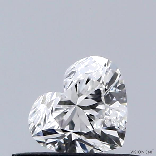 0.36 carat H-VVS1 Natūralus Heart Deimantas (1)