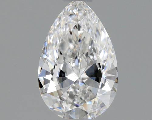 0.3 carat D-VVS2 Natūralus Pear Deimantas (1)