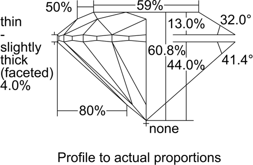 1.0 carat E-SI2 Excellent cut Natūralus Round Deimantas (1)