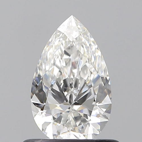 0.6 carat F-VS1 Natūralus Pear Deimantas (1)