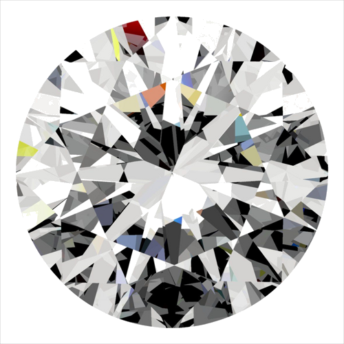 0.34 carat F-IF Excellent cut Natūralus Round Deimantas (1)