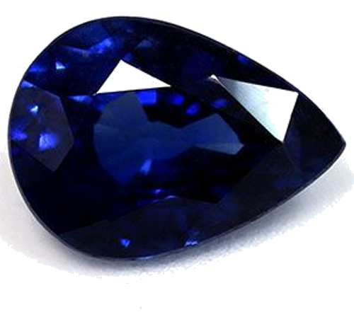 0.95 carat BLUE Pear Safyras (1)