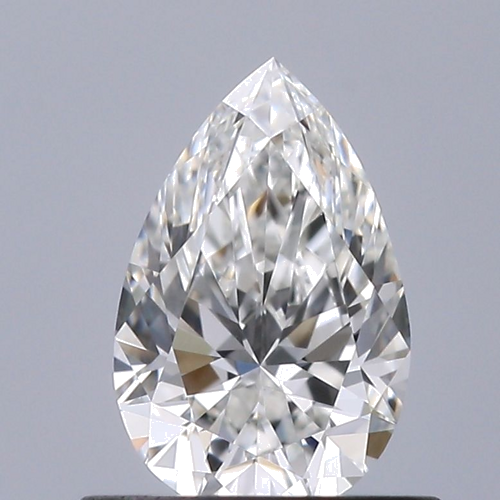 0.53 carat G-VVS2 Natūralus Pear Deimantas (1)