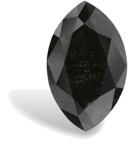 0.49 carat Fancy Black-VVS2 Natūralus Marquise Deimantas (1)