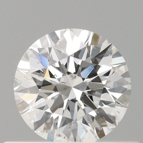0.5 carat F-SI2 Excellent cut Natūralus Round Deimantas (1)