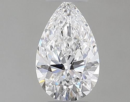 0.26 carat D-VVS2 Natūralus Pear Deimantas (1)