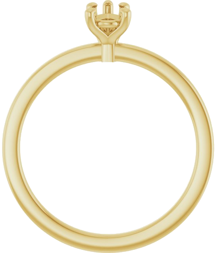 Sužadėtuvių Žiedas „Solitaire“ 14k yellow gold Pear 6mm x 4mm (2)