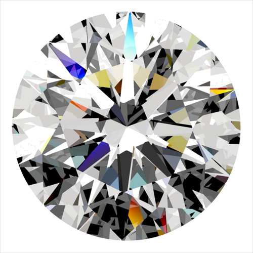 0.35 carat E-VVS1 Excellent cut Natūralus Round Deimantas (1)