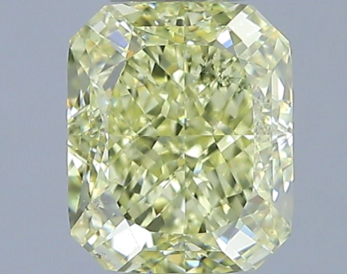 1.5 carat Fancy Yellow-SI1 Natūralus Radiant Deimantas (1)