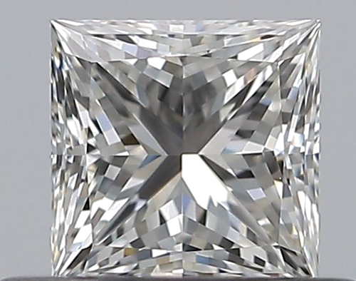 0.43 carat G-IF Natūralus Princess Deimantas (1)