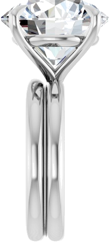 Sužadėtuvių Žiedas „Claw-Prong Solitaire“ 950 Platinos Round 14mm (9)
