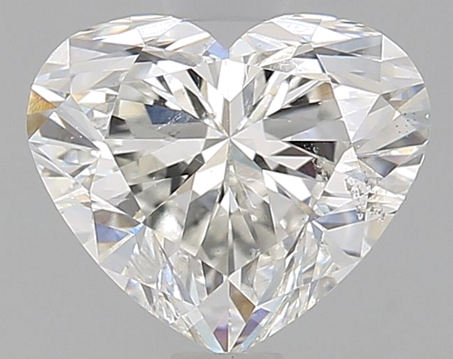 1.0 carat G-SI1 Natūralus Heart Deimantas (1)
