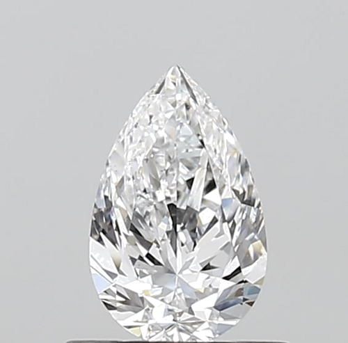 0.6 carat D-VS2 Natūralus Pear Deimantas (1)