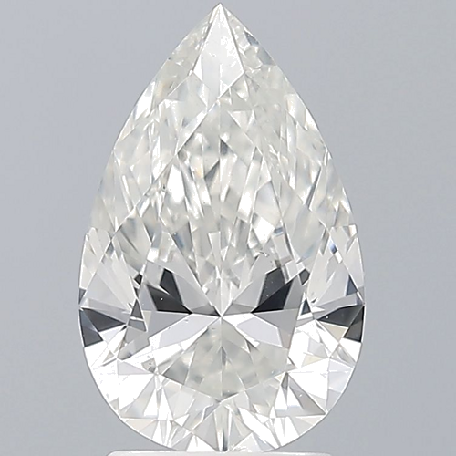 2.03 carat H-SI1 Natūralus Pear Deimantas (1)