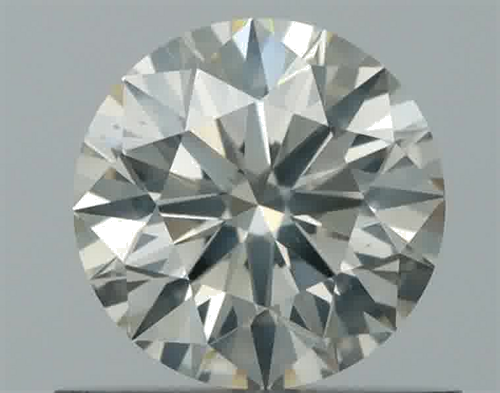 0.59 carat K-SI1 Excellent cut Natūralus Round Deimantas (1)