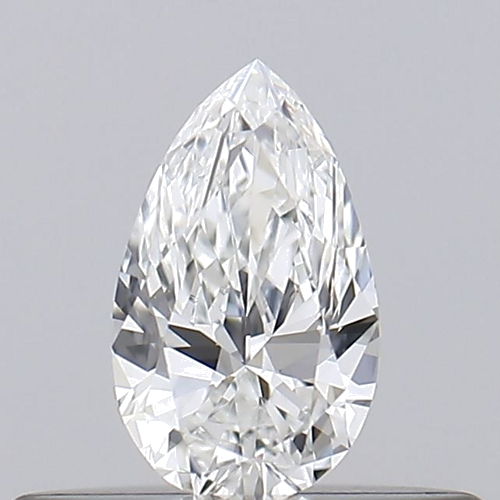 0.19 carat F-VVS1 Natūralus Pear Deimantas (1)
