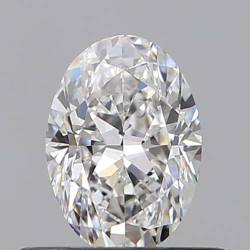 0.5 carat D-VS1 Natūralus Oval Deimantas (1)