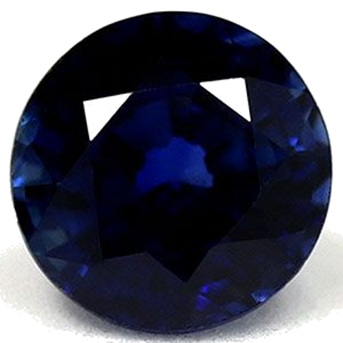 0.7 carat BLUE Round Safyras (1)