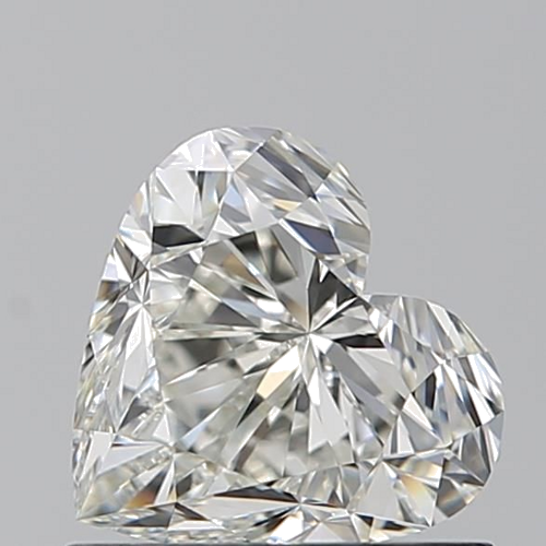 0.9 carat I-VVS1 Natūralus Heart Deimantas (1)