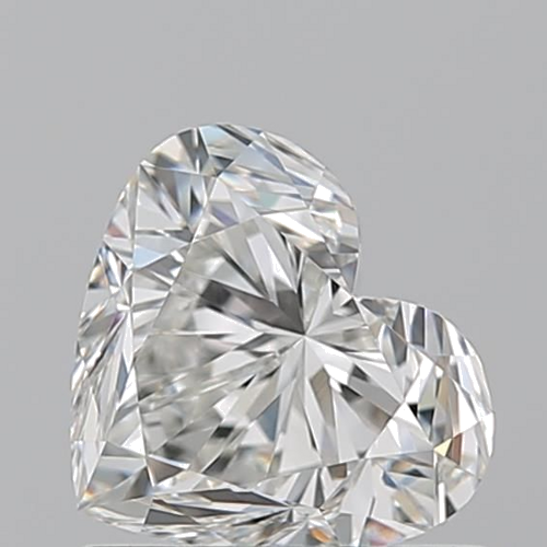 1.01 carat H-VVS2 Natūralus Heart Deimantas (1)
