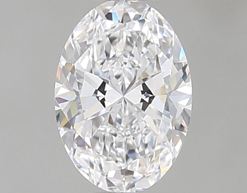 0.5 carat D-VS2 Natūralus Oval Deimantas (1)