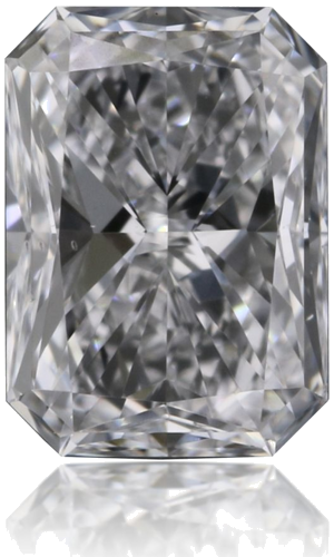 0.4 carat D-VS2 Natūralus Radiant Deimantas (1)