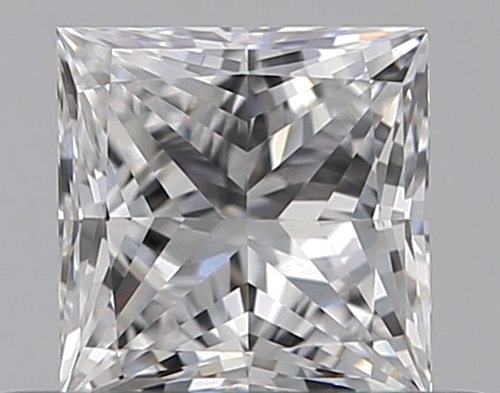 0.4 carat D-VVS2 Natūralus Princess Deimantas (1)