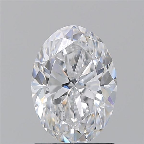 1.5 carat D-SI1 Natūralus Oval Deimantas (1)