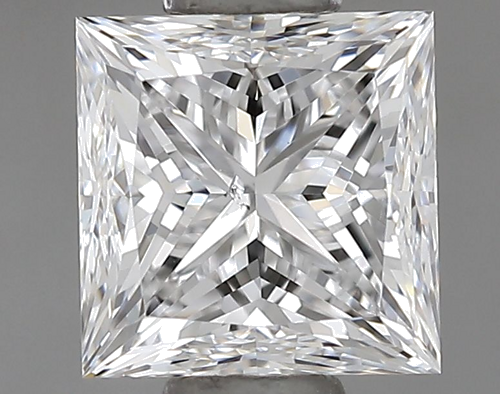 0.61 carat D-SI1 Natūralus Princess Deimantas (1)