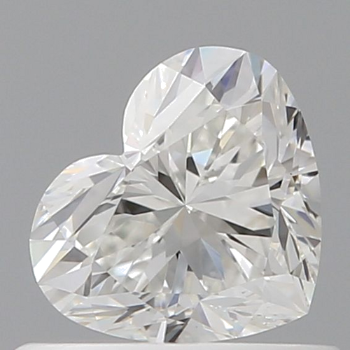 0.55 carat G-VVS1 Natūralus Heart Deimantas (1)