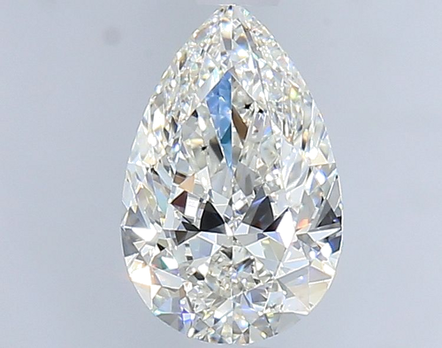 1.0 carat H-SI1 Natūralus Pear Deimantas (1)
