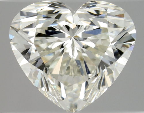 1.5 carat K-SI2 Natūralus Heart Deimantas (1)