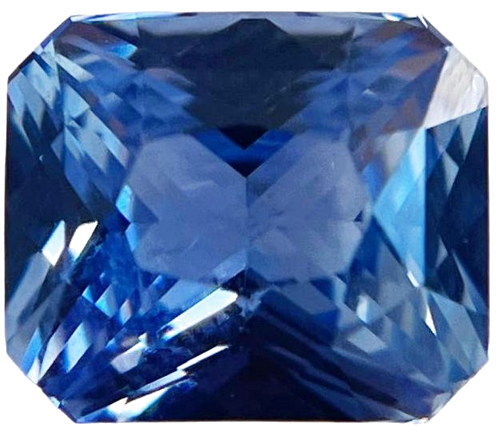 3.02 carat BLUE Radiant Safyras (1)