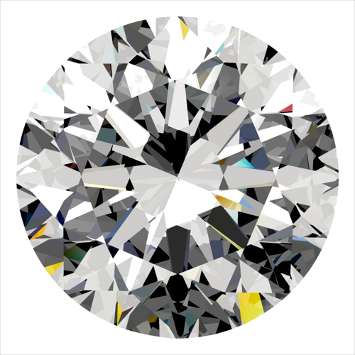 0.4 carat H-VS2 Very Good cut Natūralus Round Deimantas (1)