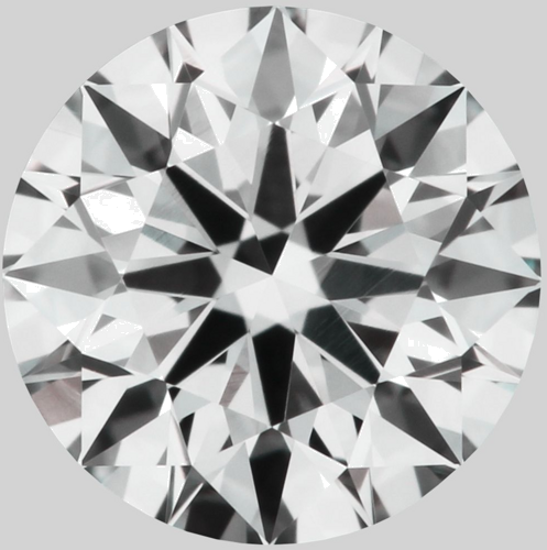 0.54 carat F-VVS1 Excellent cut Natūralus Round Deimantas (1)