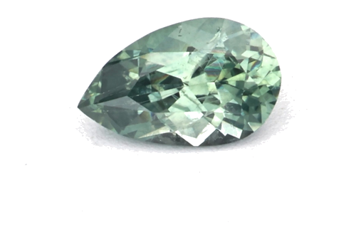 0.23 carat GREEN Pear Safyras (1)