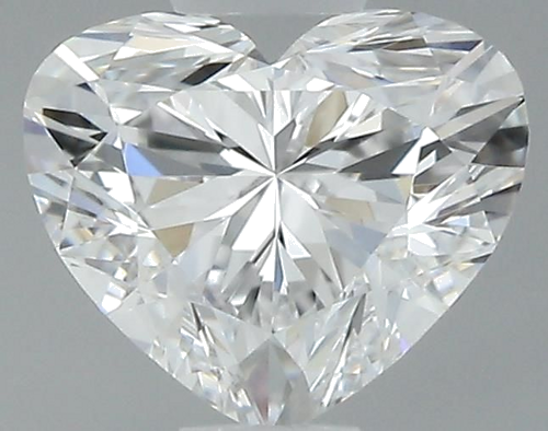 0.7 carat E-VVS2 Natūralus Heart Deimantas (1)