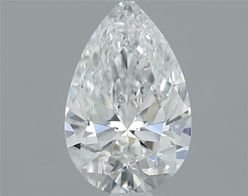 0.45 carat D-VVS1 Natūralus Pear Deimantas (1)
