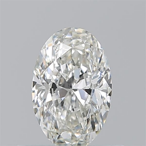 0.5 carat I-VS2 Natūralus Oval Deimantas (1)