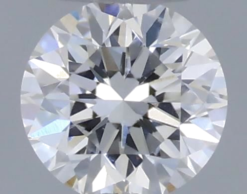 0.18 carat F-VVS1 GD cut Natūralus Round Deimantas (1)