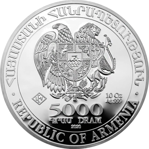 10 oz Noah's Ark 2020 Armenia silver coin (2)