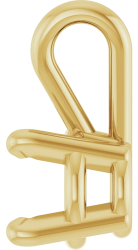 Pakabukas „Round 4-Prong Basket“ 18k yellow gold Round 4.5mm (3)
