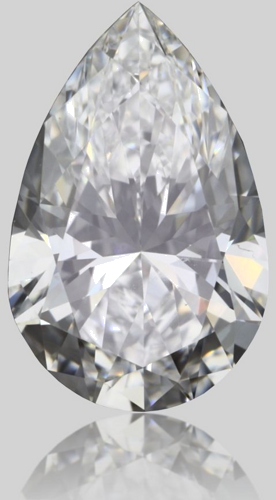 0.51 carat E-VVS2 Natūralus Pear Deimantas (1)