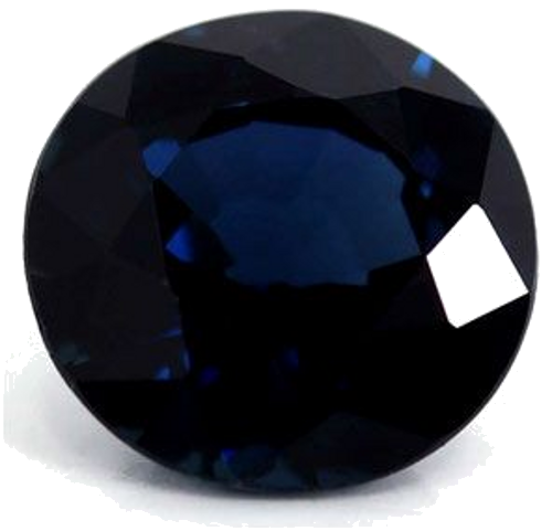 0.58 carat BLUE Round Safyras (1)