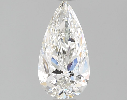 0.91 carat H-SI1 Natūralus Pear Deimantas (1)