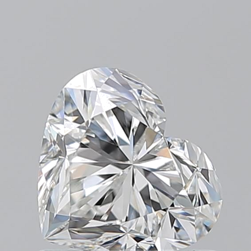 1.01 carat G-VVS2 Natūralus Heart Deimantas (1)