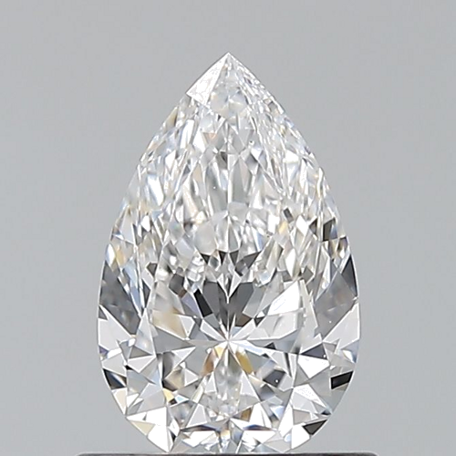 0.7 carat D-VS2 Natūralus Pear Deimantas (1)