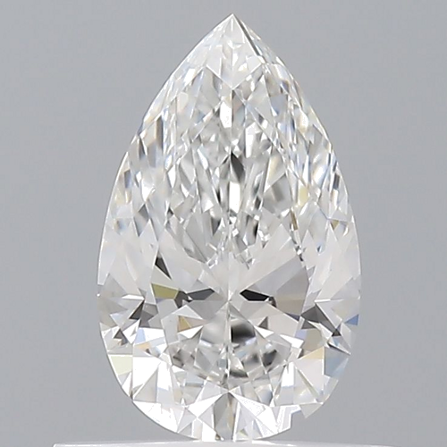 0.51 carat E-VS2 Natūralus Pear Deimantas (1)