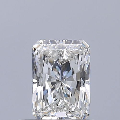 0.44 carat F-VVS1 Natūralus Radiant Deimantas (1)