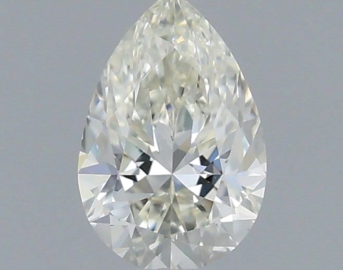 0.3 carat K-VS2 Natūralus Pear Deimantas (1)
